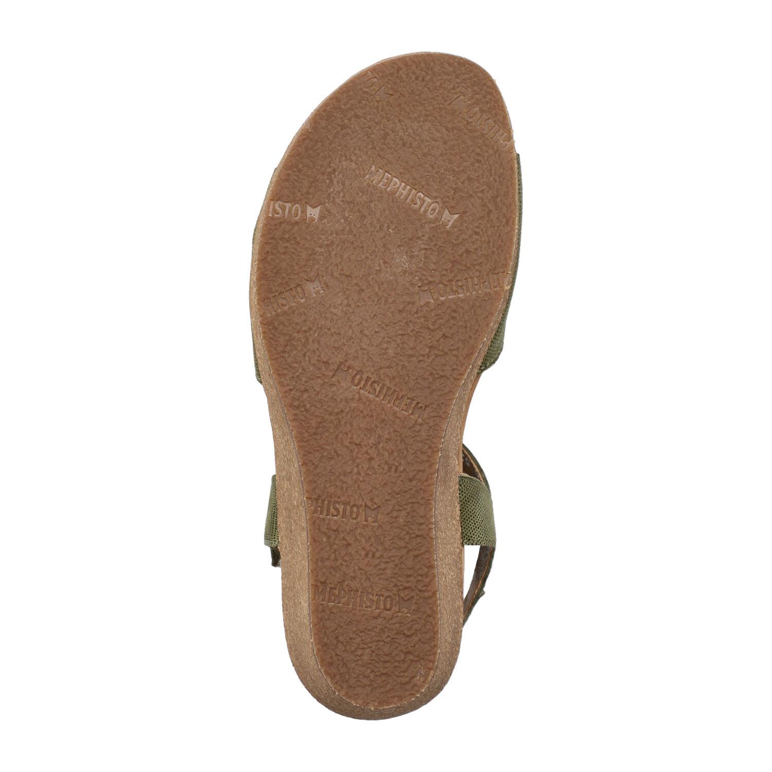 sandales femme modèle Natalya kaki - Mephisto